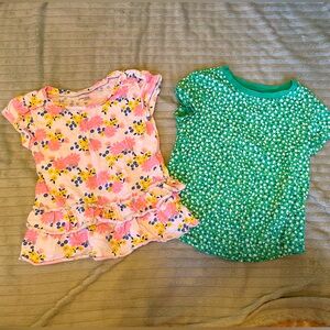 Set of Two Floral T-Shirts for Kids | Carter’s & Old Navy